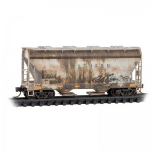 2 Bay Covered Hopper - Norfolk Southern 235249 (Weathered)