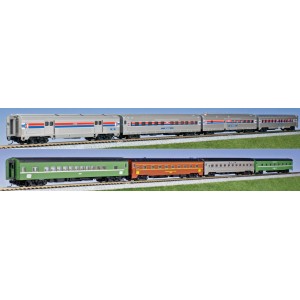 Amtrak `Rainbow Era` Coach Eight Car Set (8-Car Set)