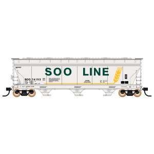 ACF 4650 Cu Ft 3 Bay Hopper - SOO Line 74228