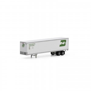 45' Fruehauf Z Van Trailer - Burlington Northern 250207