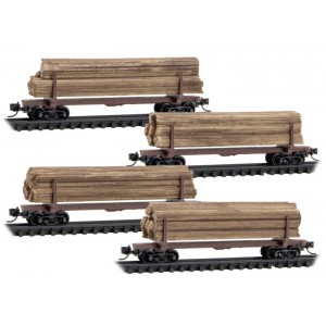 42' Log Cars (4pk)
