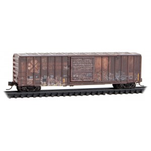 50' Box Car - Sabine River & Northern 5370 (Graffitied)