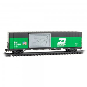 60' Box Car - Burlington Northern 7096 (Honoring Mergers of Class 1 RR)