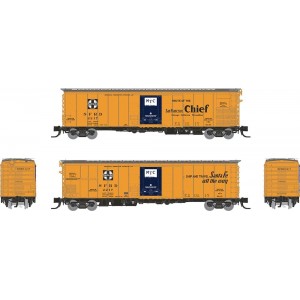 Santa Fe RR 61 Mechanical Reefer - San Francisco Chief (4pk)