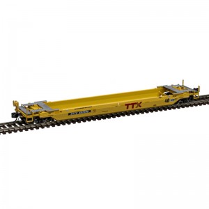 40' Rebuilt Well Car - TTX (Late Repaint) 459066