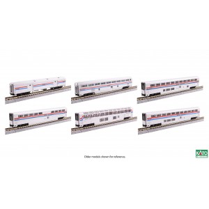 Superliner I - Amtrak PhIII Coach Set (6pk) 