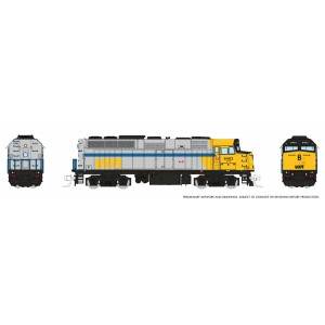 F40PH-2D - VIA Rail Canada 6410 (As Delivered Scheme)