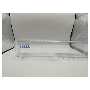 Clear Plastic Jewel Case & Lid with Clear Kato Logo