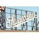 Laser Cut Wood Billboard - Studebaker