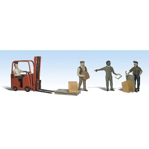 Workers with Forklift (5pk)